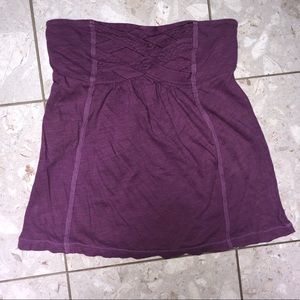 Purple American eagle crop top